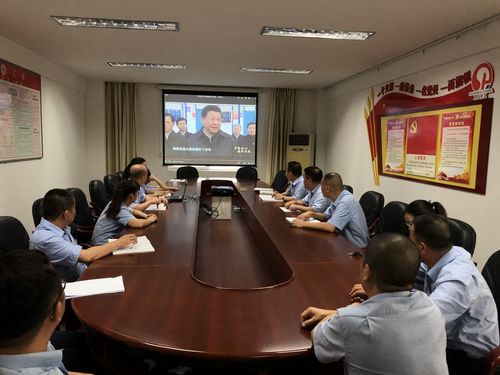 永安双华公司党支部组织观看专题片“不忘初心、继续前进”第一集现场.jpg
