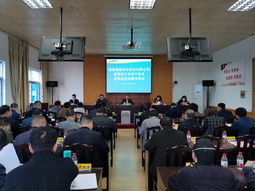 罗联河:海峡科化公司召开2017�?019年度领导班子及成员述职述责述廉考核会_调整大小.jpg 罗联河:海峡科化公司召开2017�?019年度领导班子及成员述职述责述廉考核会_调整大小.jpg